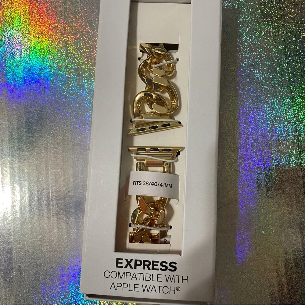 Gold Chain Apple Watch Band